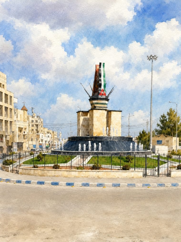 منظر لمدن المملكة الأردنية الهاشمية